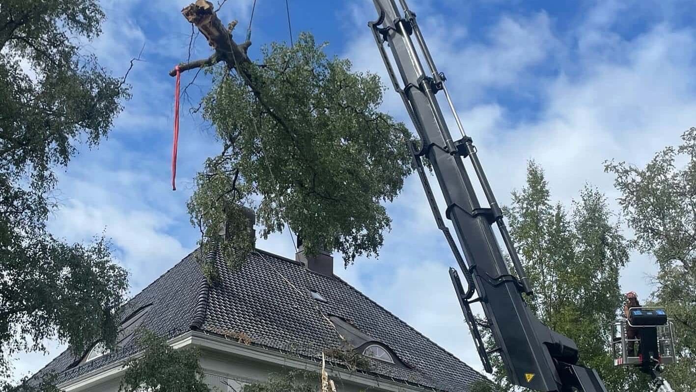 Lift foran hus